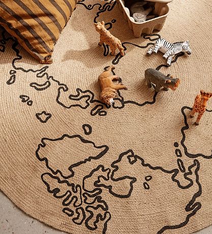 ferm Living Håndlavet Figur - 13,5 cm - Stribet Zebra