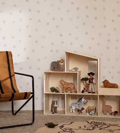 ferm Living Håndlavet Figur - 13,5 cm - Stribet Zebra