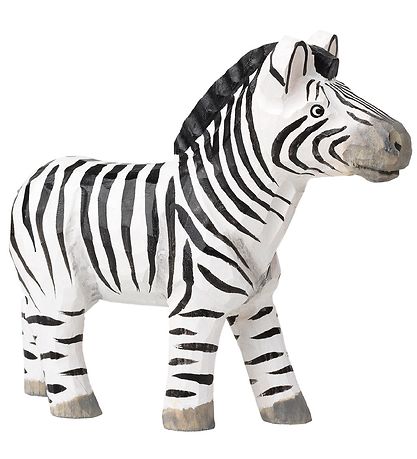 ferm Living Håndlavet Figur - 13,5 cm - Stribet Zebra