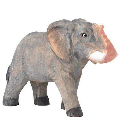 ferm Living Hndlavet Figur - 11,5 cm - Gr Elefant