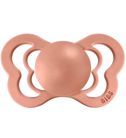 BIBS Couture Sutter - Str. 2 - 2-pak - Anatomisk - Peach/Woodchu