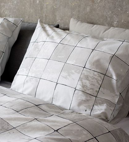 Snurk Sengetøj - Voksen - Tiles Pearl White