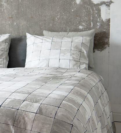 Snurk Sengetøj - Voksen - Tiles Pearl White