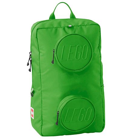 LEGO Skoletaske - Signature Brick - 18 L - Bright Green