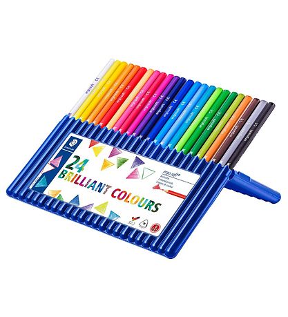 Staedtler Farveblyanter - Ergo Soft - 24 stk