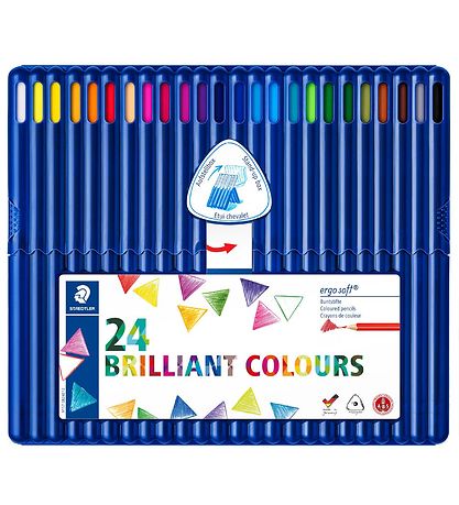 Staedtler Farveblyanter - Ergo Soft - 24 stk