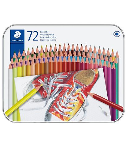 Staedtler Farveblyanter - Sekskantet - 72 stk