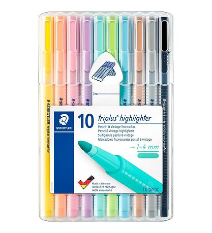 Staedtler Tuscher - 10 stk. - Overstregningstuscher - Pastel & V