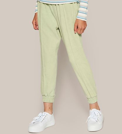 Grunt Bukser - Vera Jog Pant - Pastel Green