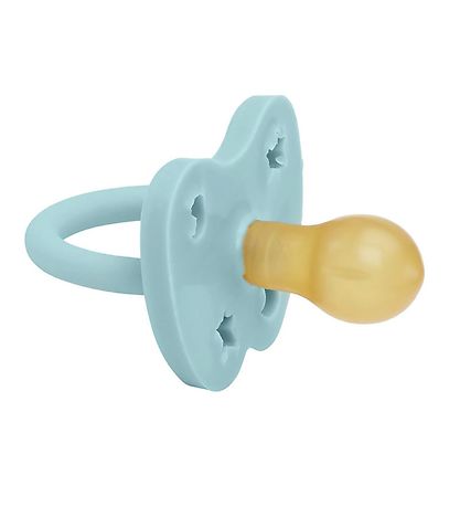 Hevea Sut - 0-3 mdr - Naturgummi - Baby Blue m. nder