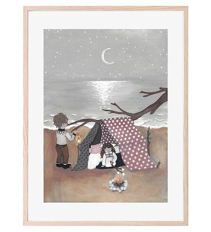 That's Mine Plakat - 30x40 cm - Bonfire In Moonlight