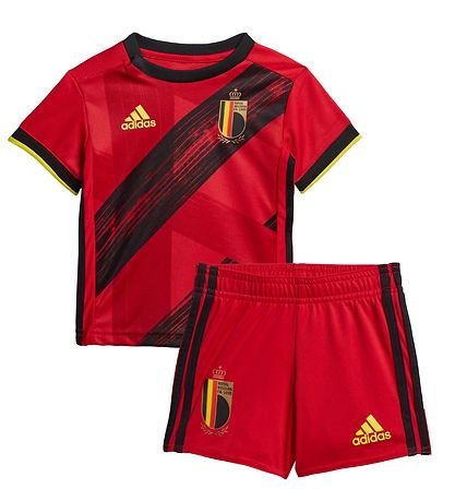 adidas Performance Fodboldst - Belgien - Rd/Sort