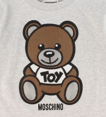 Moschino T-shirt - Grmeleret m. Logo
