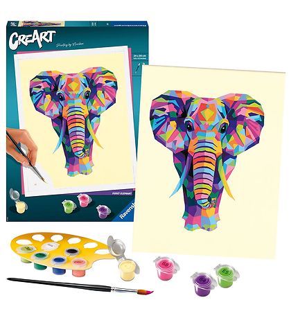 Ravensburger CreArt Malest - Funky Elephant