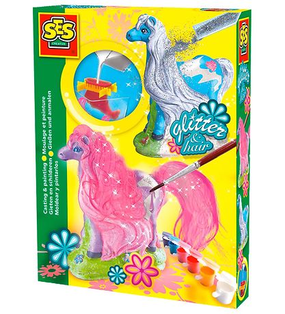 Ses Creative Støbe og Malesæt - Hest m. Manke