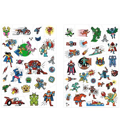 Djeco Tatoveringer - 50+ - Heroes vs Villains