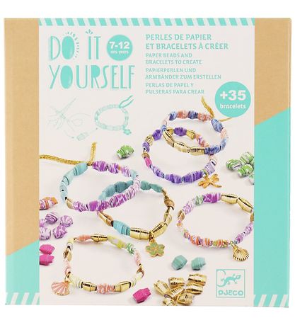 Djeco Smykkesæt - DIY -  Stylish And Golden