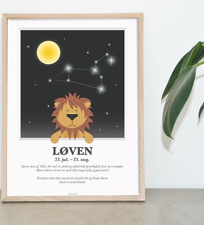 Kids by Friis Plakat - Stjernetegn - Løven