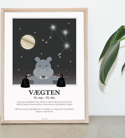 Kids by Friis Plakat - Stjernetegn - Vægten