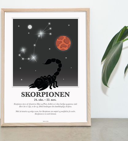 Kids by Friis Plakat - Stjernetegn - Skorpionen