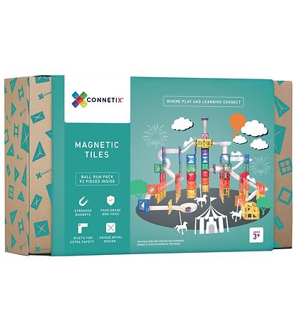 Connetix Magnetsæt - 92 Dele - Ball Run