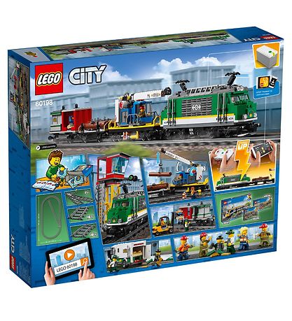 LEGO City - Godstog 60198 - Motoriseret - 1226 Dele