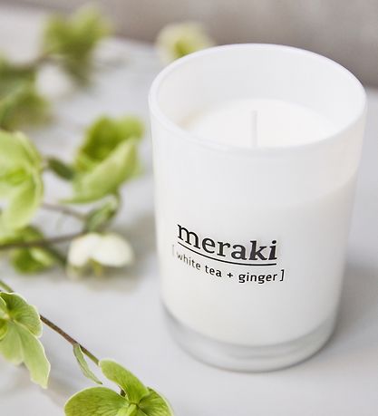 Meraki Duftlys - 220 g - White Tea & Ginger