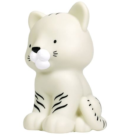 A Little Lovely Company Natlampe - 9,7x14 cm - White Tiger -