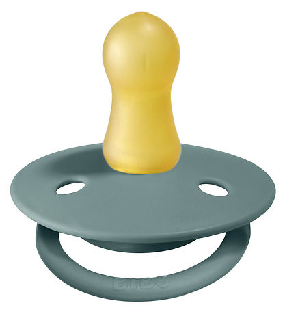 BIBS De Lux Sutter - Str. 2 - 2-pak - Rund - Island Sea/Sage