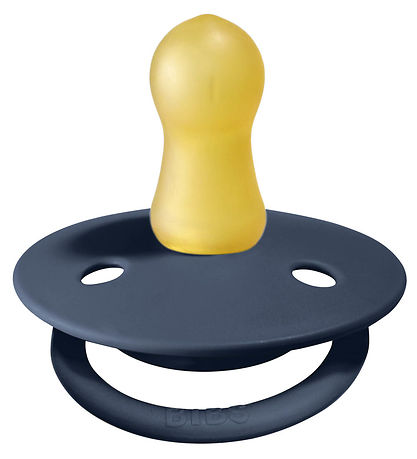 BIBS De Lux Sutter - Str. 2 - 2-pak - Rund - Cloud/Steel Blue