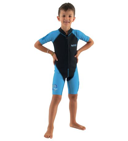 Seac Badeheldragt - Dolphin Shorty Boy 1,5 mm - Neopren - Sort/B