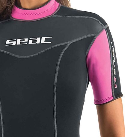 Seac Våddragt - Sense Shorty Lady 2,5 mm - Sort/Pink
