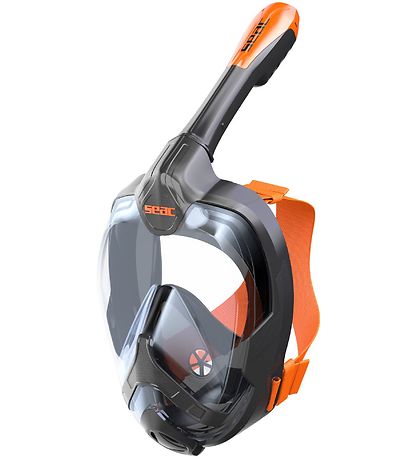 Seac Snorkelmaske - Unica - Sort/Orange