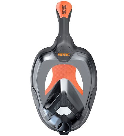 Seac Snorkelmaske - Unica - Sort/Orange