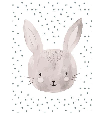 Citatplakat Plakat - B2 - Childish Rabbit