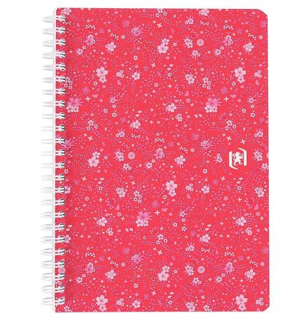 Oxford Notesbog - Floral - Kvadreret - A5 - Assorteret