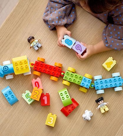 LEGO DUPLO - Tog Med Tal - Lr At Tlle 10954 - 23 Dele