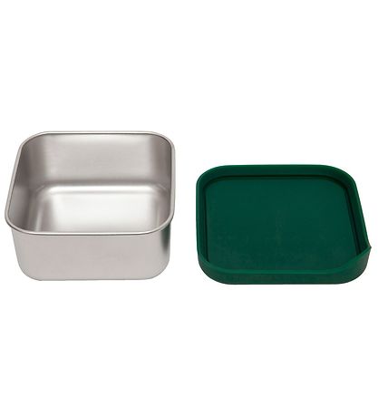 Petit Monkey Madkasse - Mae - Stainless Steel - Pine Green