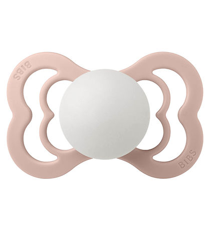 BIBS Supreme Glow Sutter - Str. 2 - 2-pak - Symmetrisk - Blush/V