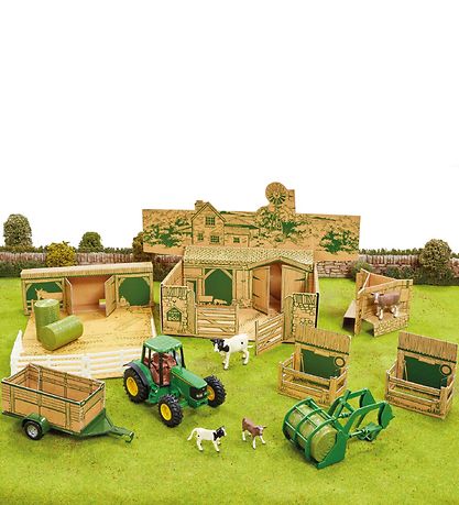 Britains Legest - 43257 - John Deere - 20 Dele - Farm In A Box