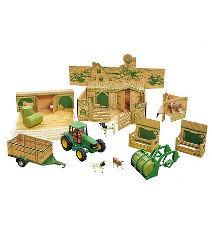 Britains Legest - 43257 - John Deere - 20 Dele - Farm In A Box