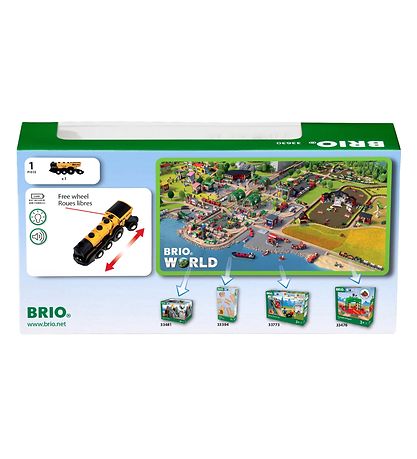 BRIO Actionlokomotiv - Batteridrevet - Guld 33630