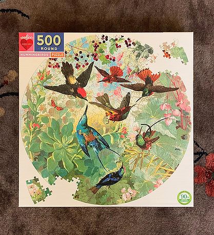 Eeboo Puslespil - 500 Brikker - Hummingbirds