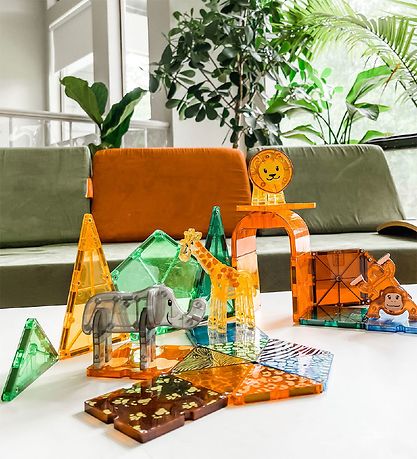 Magna-Tiles Magnetst - 25 Dele - Safaridyr