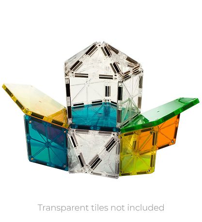 Magna-Tiles Magnet-udvidelsessæt - 8 Dele - Sekskanter