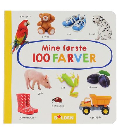 Forlaget Bolden Bog - Mine Frste 100 Farver - Dansk