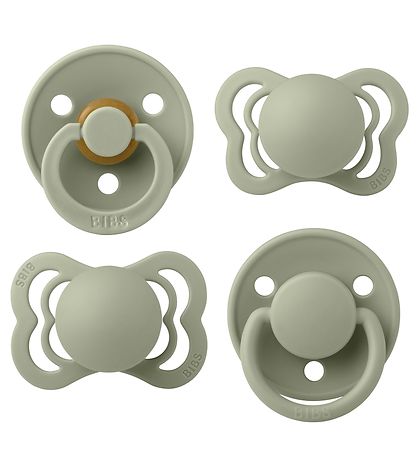 BIBS Sutter - Try-it Collection - 4-Pak - Str. 1 - Sage