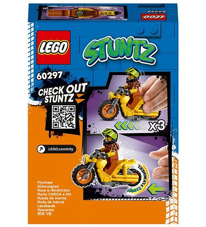 LEGO City Stuntz - Nedrivnings-stuntmotorcykel 60297 - 12 Dele
