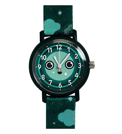 Djeco Armbndsur - Montre Night - Sort/grn