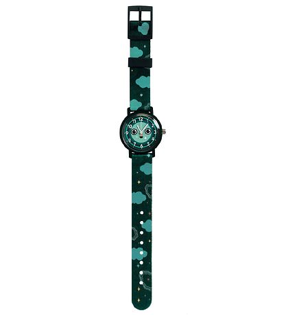 Djeco Armbndsur - Montre Night - Sort/grn